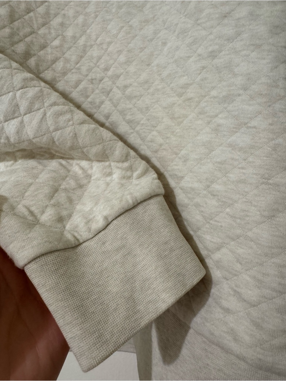 Patagonia Organic Cotton Quilt Pullover in Pelican Size M - Picture 5 of 7